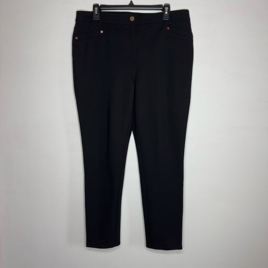 Chico's So Slimming Refined Ponte Ankle Pants - Size 12