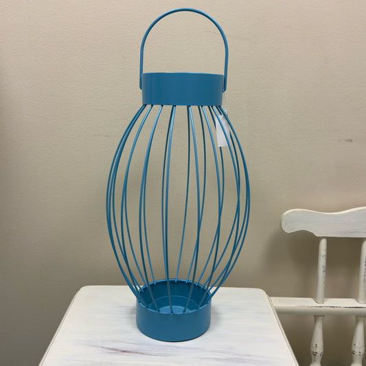Blue Metal Lantern