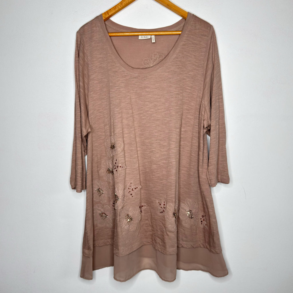LOGO Lori Goldstein Tunic - Size 2X