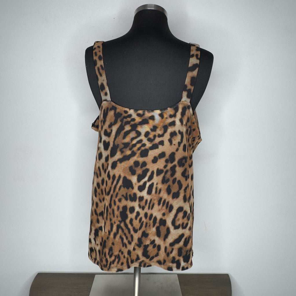 Chico's Leopard Print Tank Top - Size Large