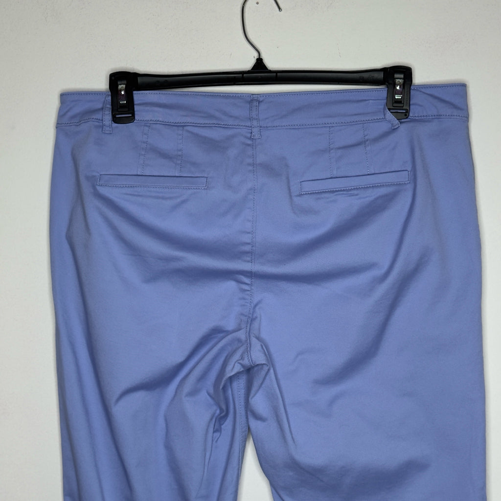 Loft "Marisa" Periwinkle Chino Pants - Size 14