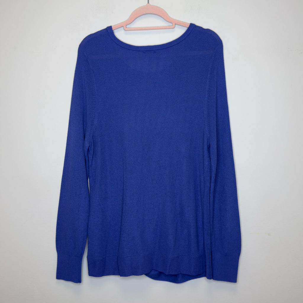 Chico's Twist Front Sweater - Size Large