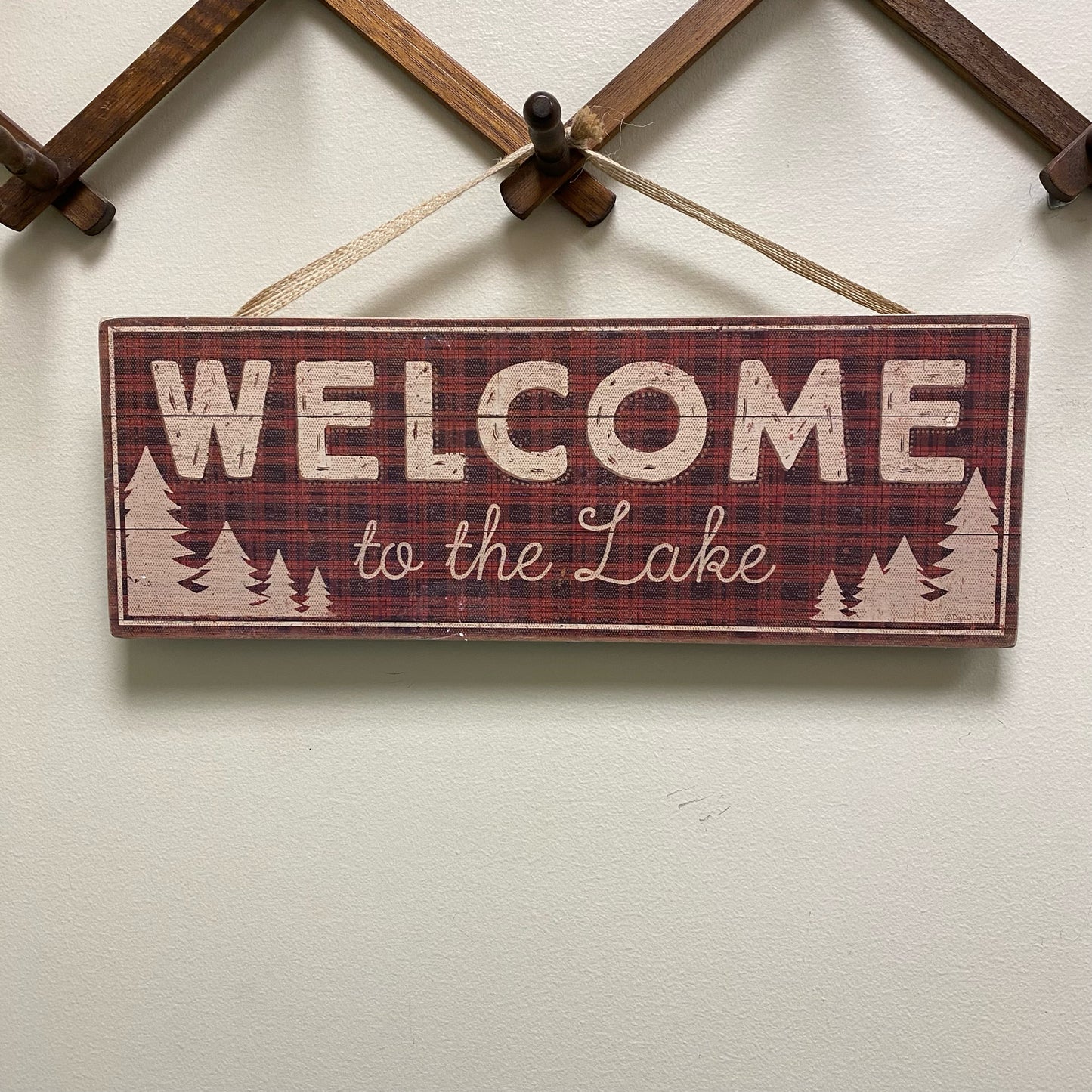 Welcome To The Lake Sign