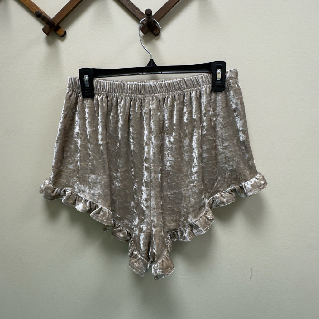 Altar'd State Velour Lounge Shorts - Size Medium