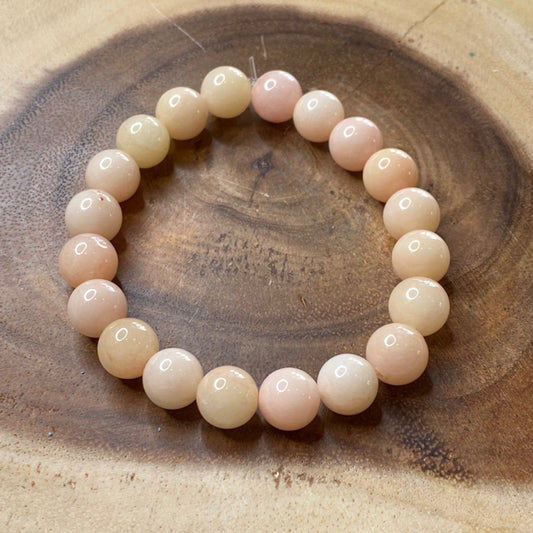 Inga Ann's Beaded Bracelet - Light Pink
