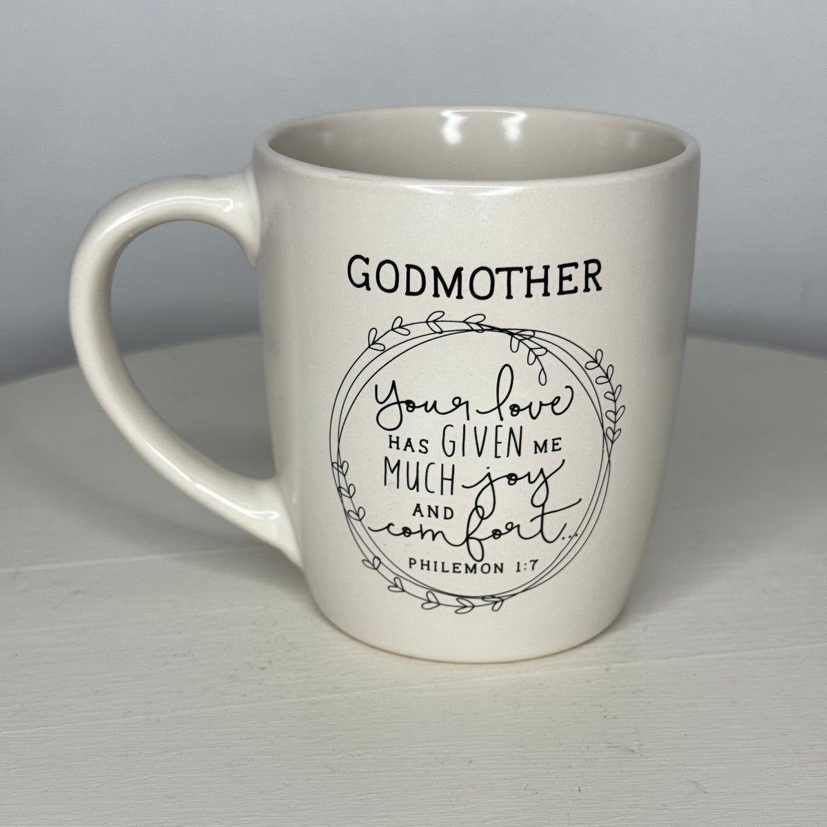 Godmother Philemon 1:7 Mug