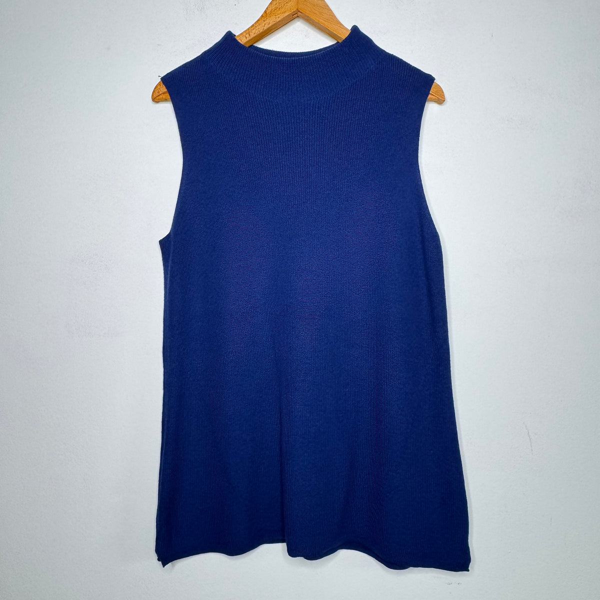 Chico’s Mock Neck Sleeveless Tunic Sweater - Size Large