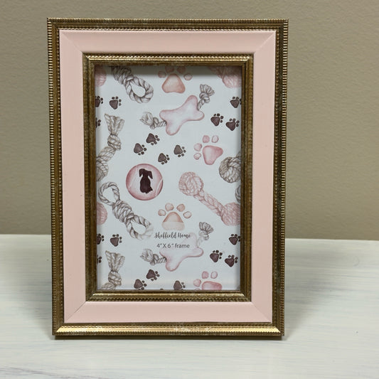 Pink & Gold Picture Frame