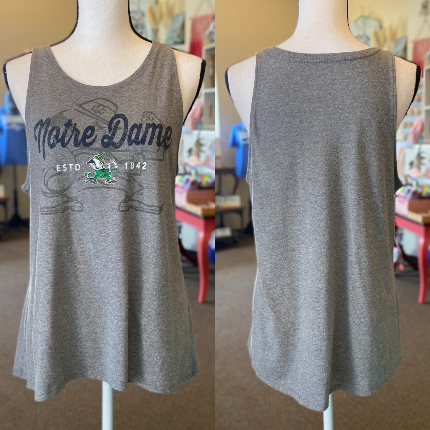 Notre Dame Tank Top - Size Large