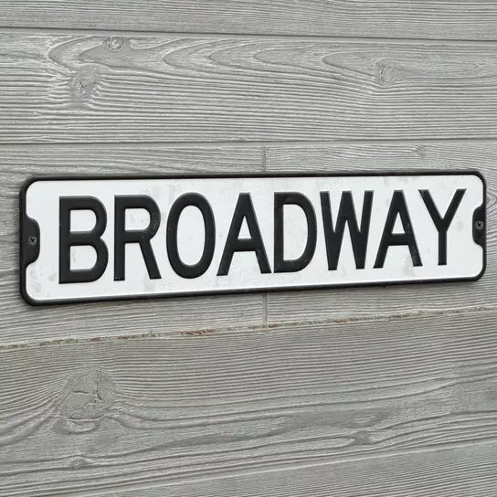 Broadway Metal Sign