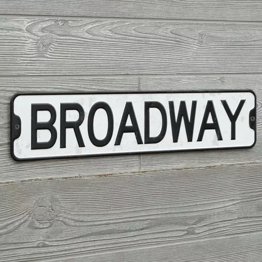 Broadway Metal Sign