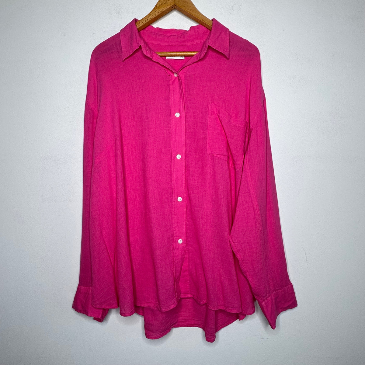 Sonoma Button Front Long Sleeve Top - Size 2X