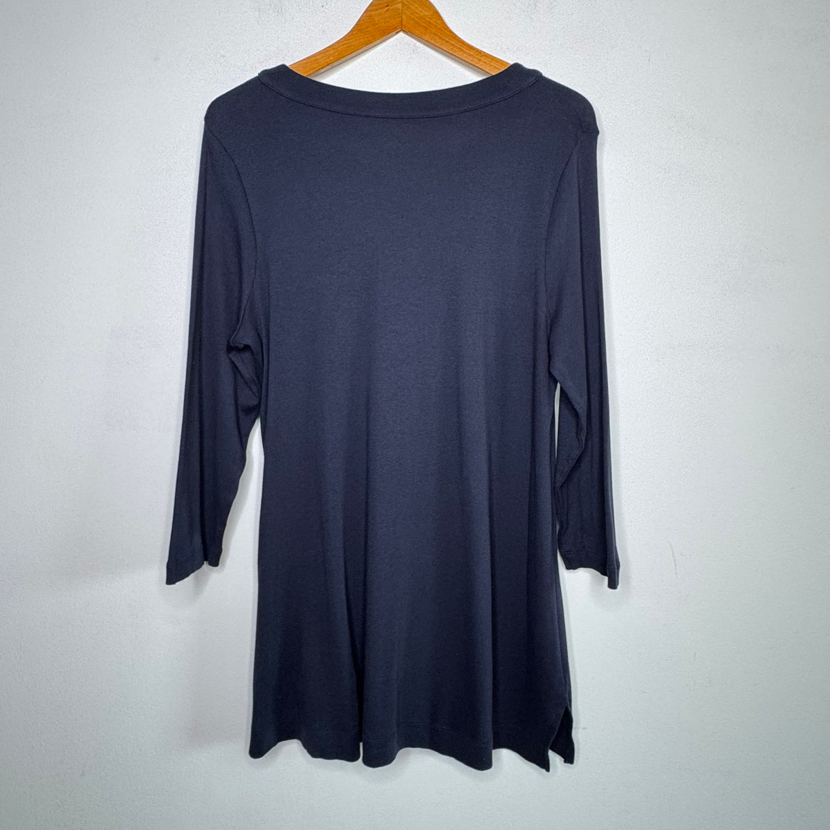 Chico’s The Ultimate Tee 3/4 Sleeve Tunic Top - Size Large