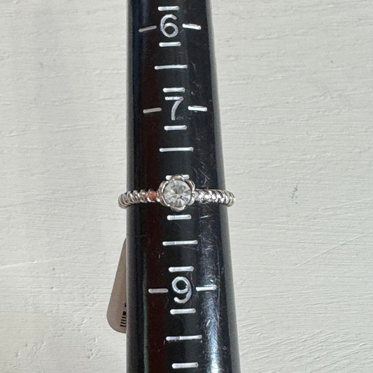 Twisted Solitaire Ring - Size 8