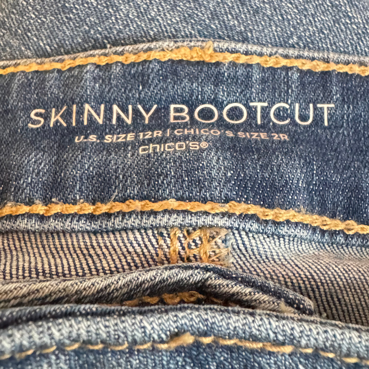 Chico’s Skinny Bootcut Jeans - Size 12