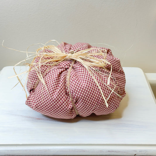 Plaid Stuffed Pumpkins
