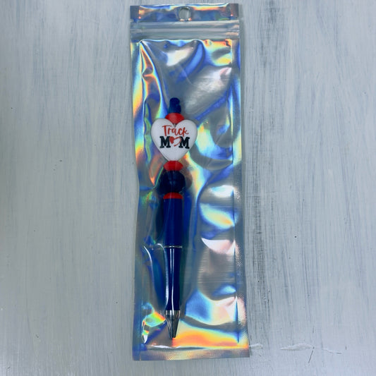 Beaded Ink Pen - Track Mom