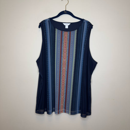 CJ Banks Sleeveless Top - Size 3X