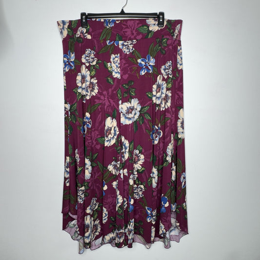 Du Jour Wide Flutter Leg Pull-On Pants - Size 2X