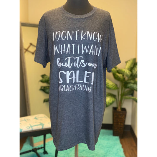 Black Friday Graphic Tee - Size Large