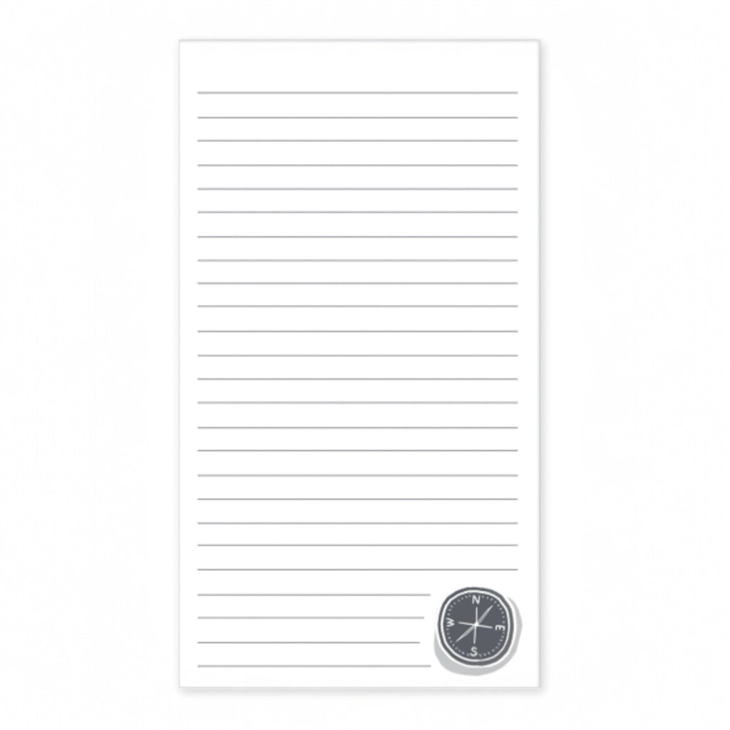 Camping Icons True North Fabric List Pad