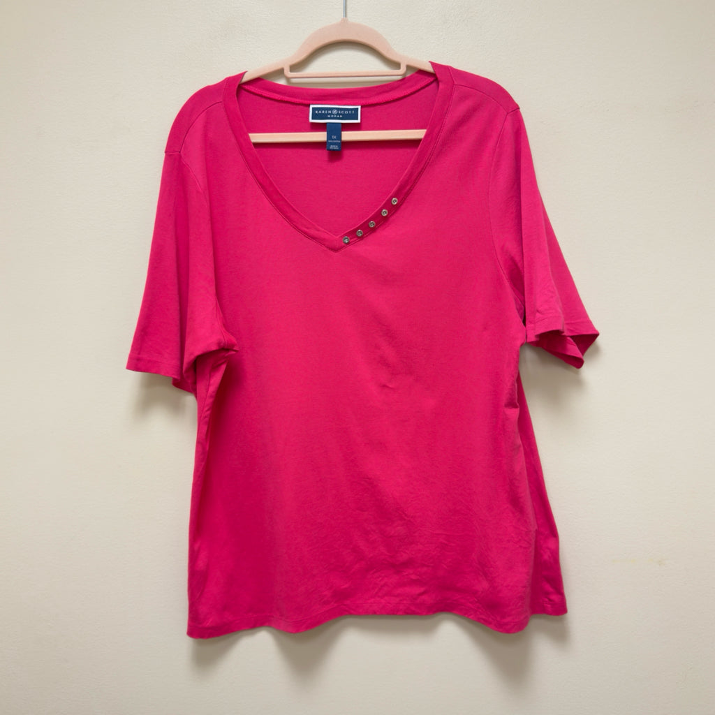 Karen Scott Tee - Size 1X