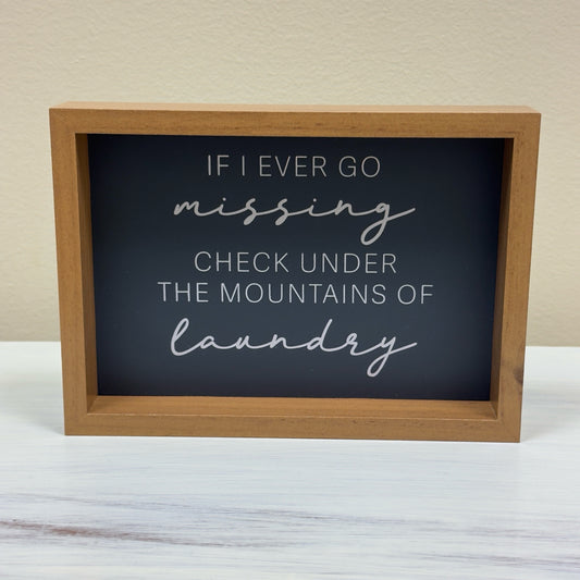 Laundry Box Sign