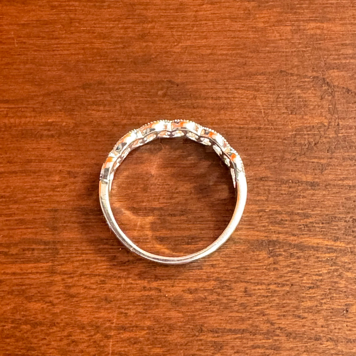 Milgrain Edge Eternity Band - Size 9