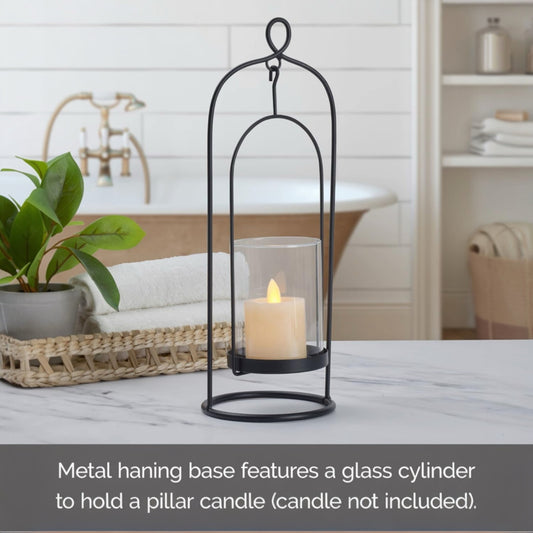 Elements Metal Hanging Candle Holder