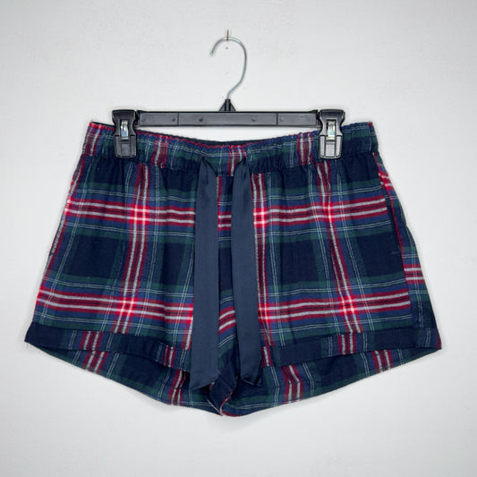 Hollister Plaid Flannel Shorts - Size Medium