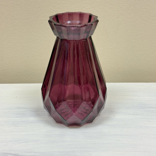 Purple Glass Bud Vase