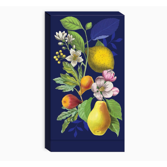 Vintage Floral Fruit Tall Notepad