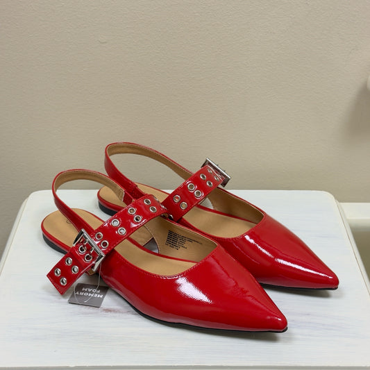 Ophelia Roe Slingback Patent Leather Flats - Size 11