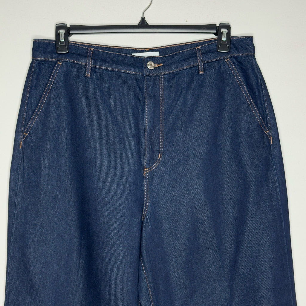 Loft High Rise Wide Leg Trouser Jeans - Size 14