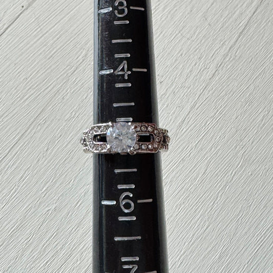 Round Cut Cocktail Ring - Size 5