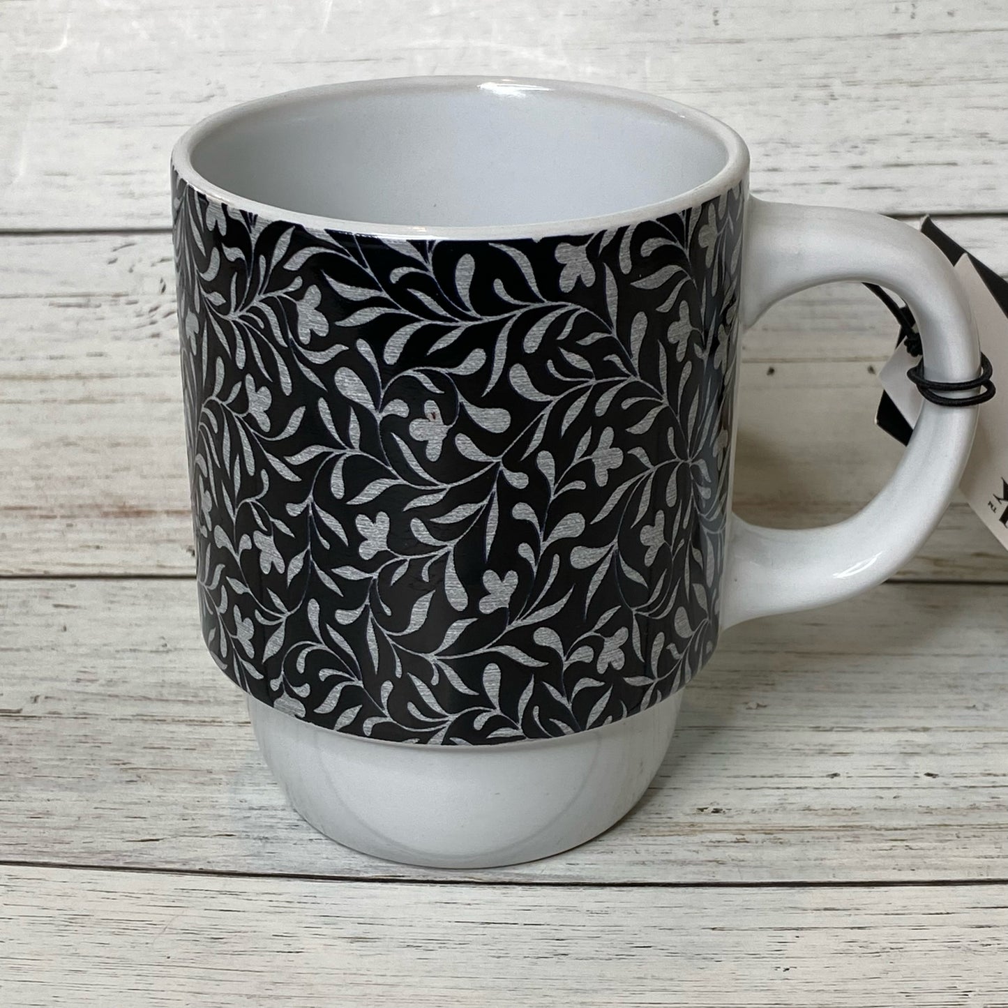 Black & White Vine Print Mug