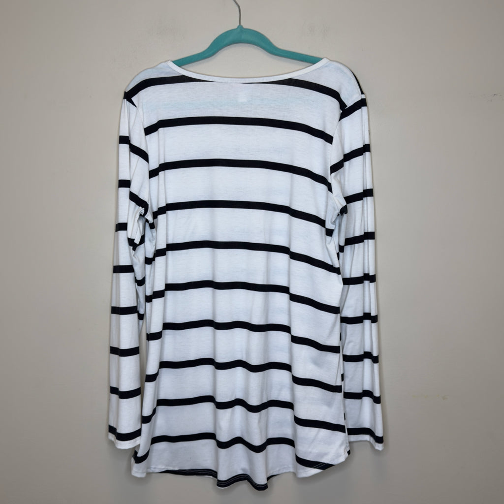 Lularoe Striped Tunic Top - Size XL