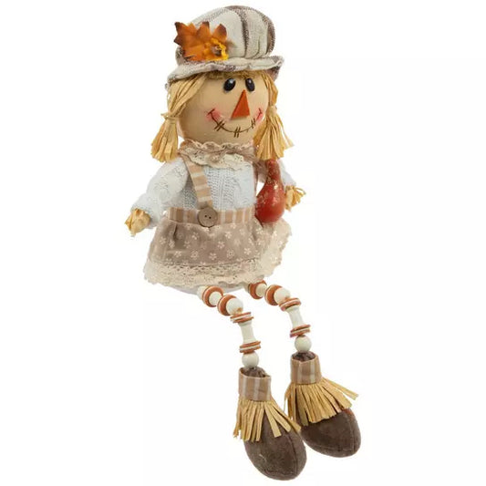 Scarecrow & Gourd Shelf Sitter