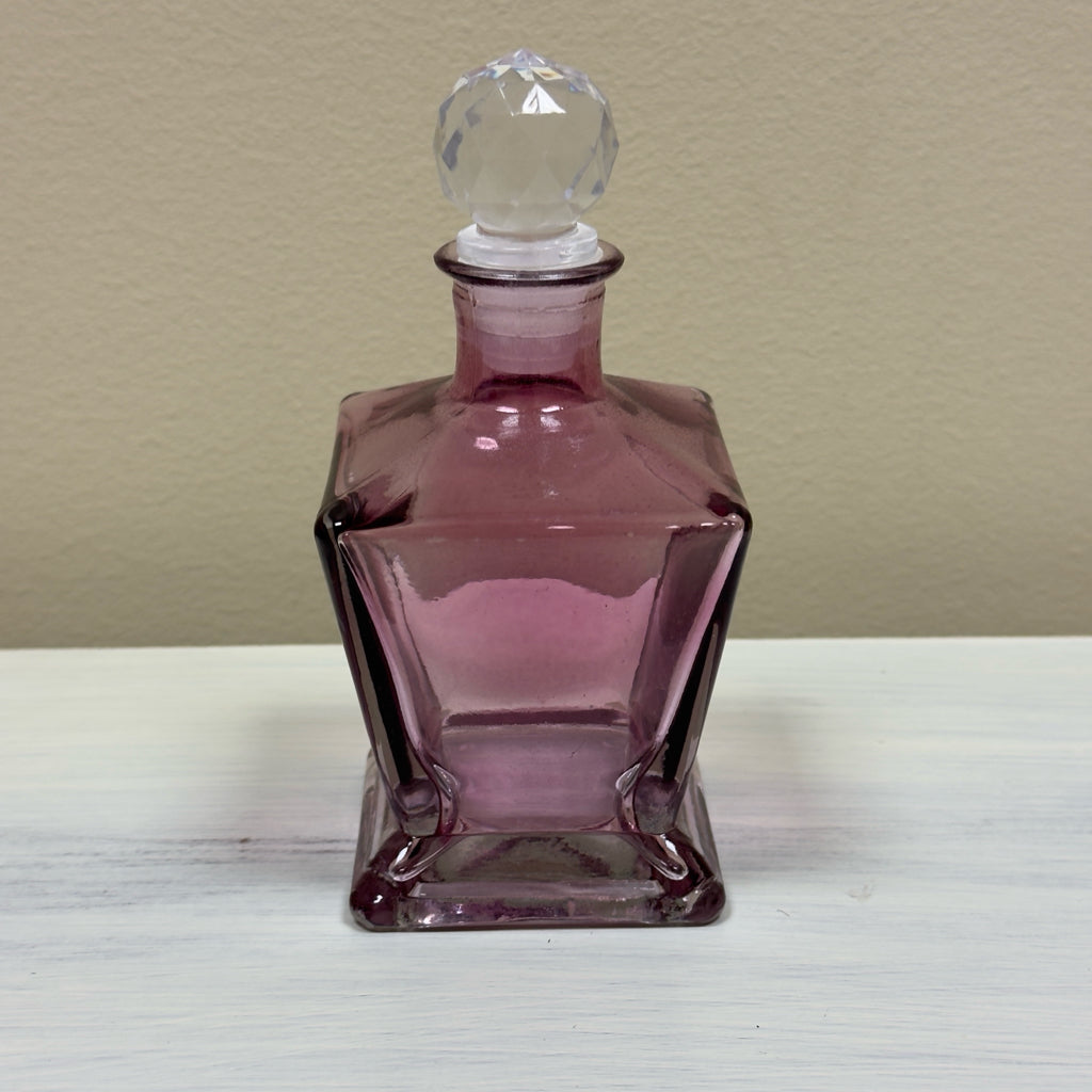Purple Glass Decanter w/Stopper