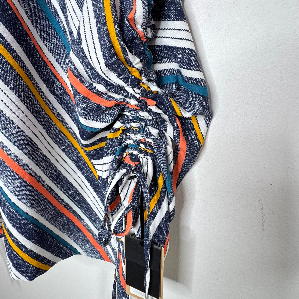 Halogen Striped Ruched Top - Size XXL