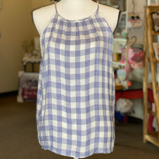 Maurices Plaid Tank Top - Size Large