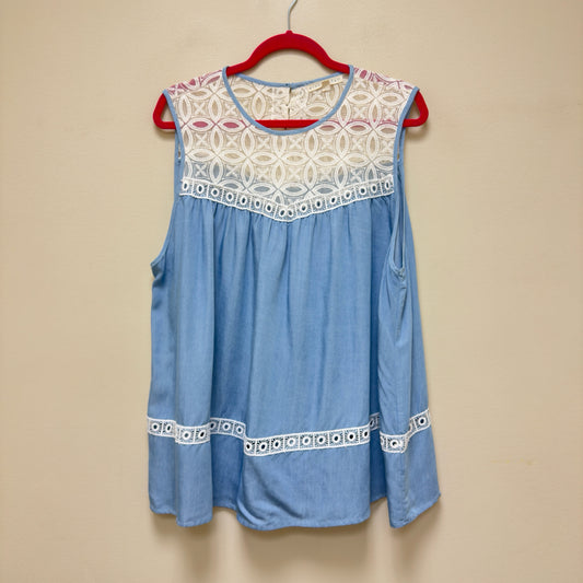 Hint of Mint Top - Size 2X
