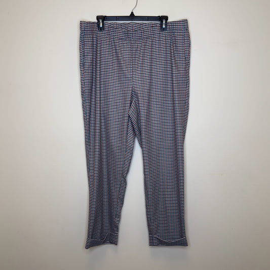 J. Jill Pull-On Houndstooth Ponte Pants - Size 18