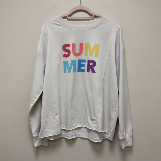 Maurices "Summer" Sweatshirt - Size Large