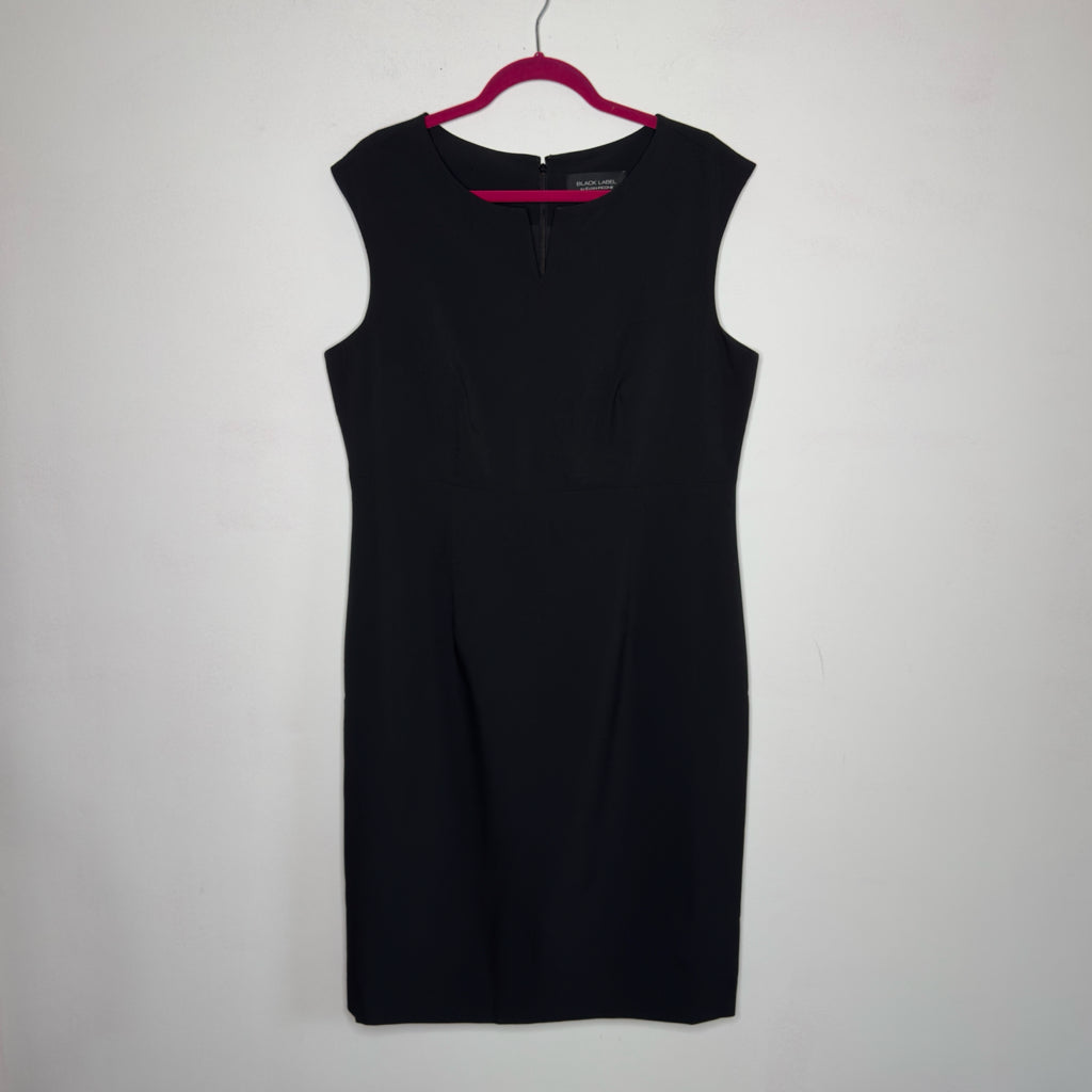 Black Label by Evan Picone Sheath Dress - Size 14