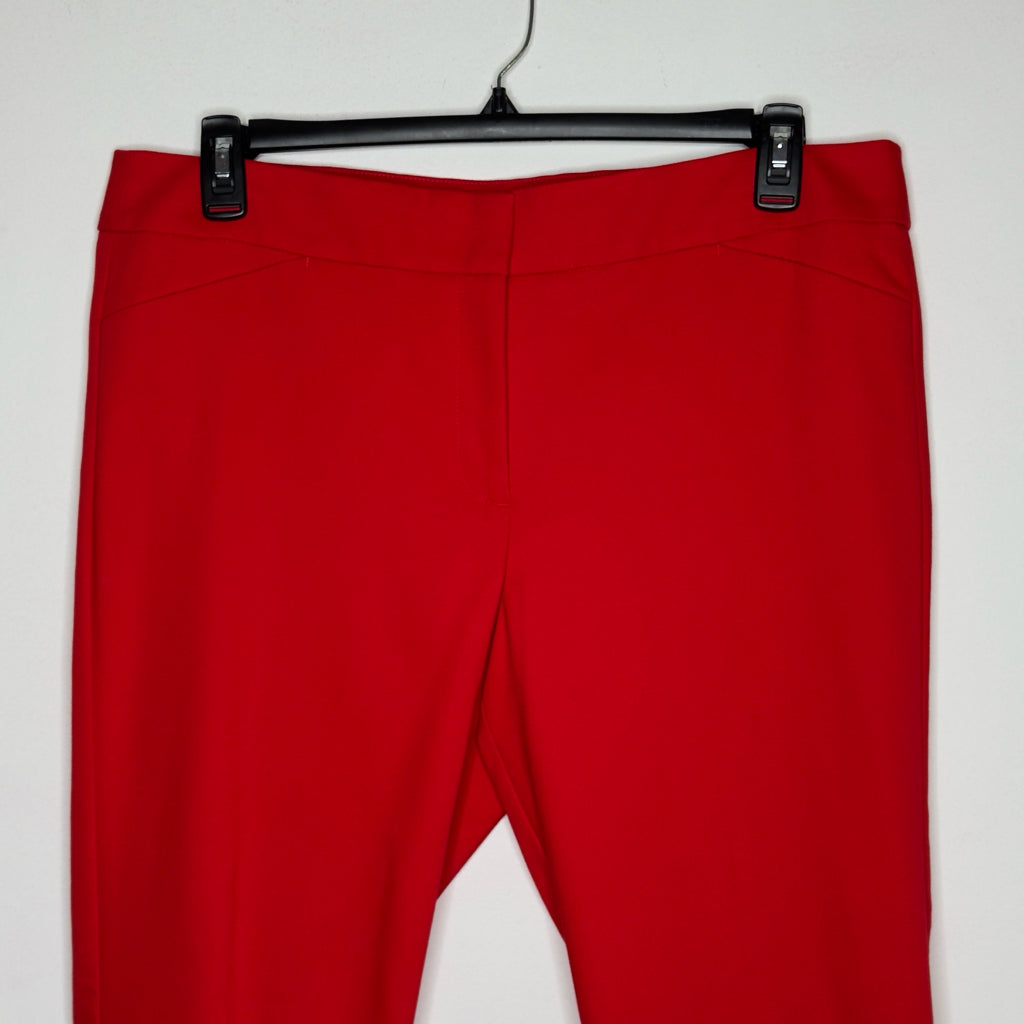 Loft Julie Skinny Red Dress Pants - Size 14