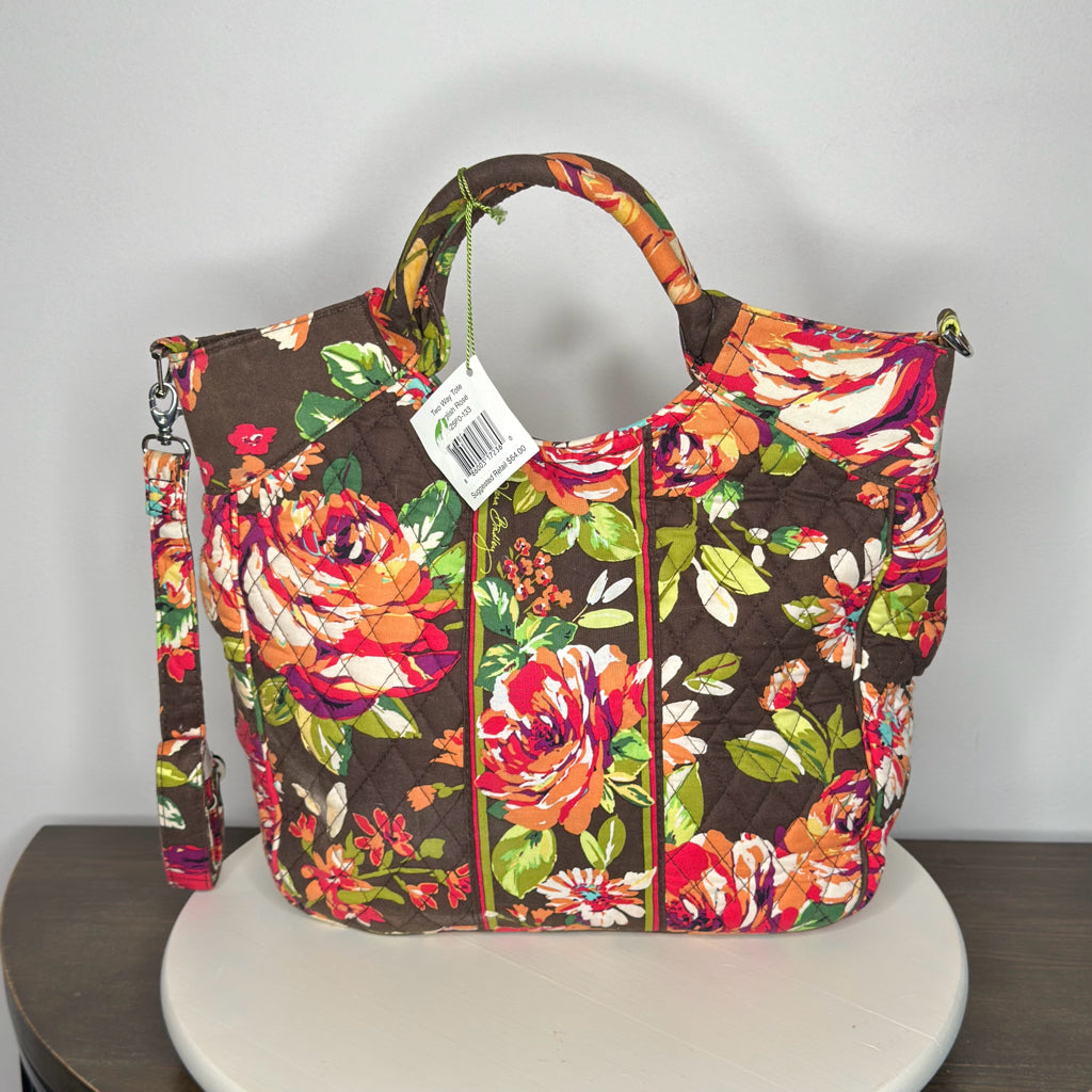 Vera Bradley English Rose Two Way Tote