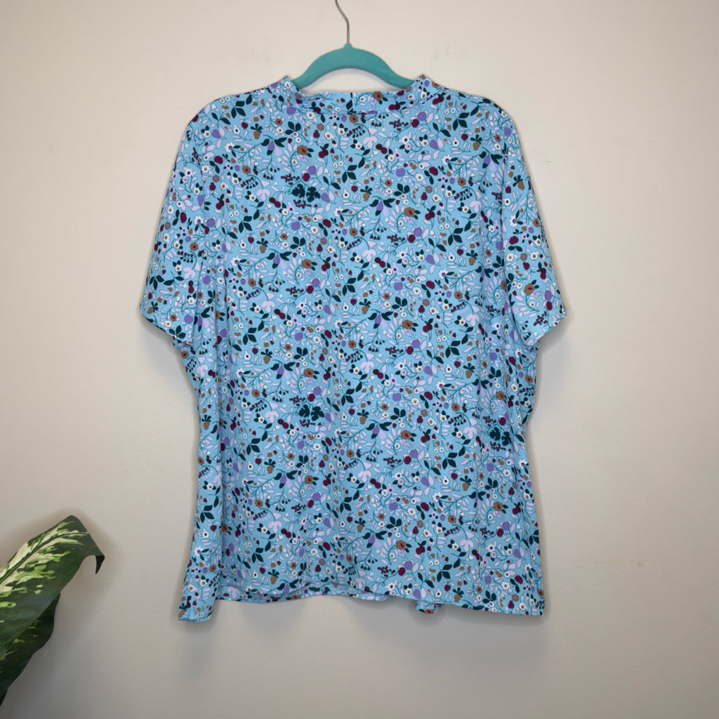 Talbots Tie Neck Top - Size 2X
