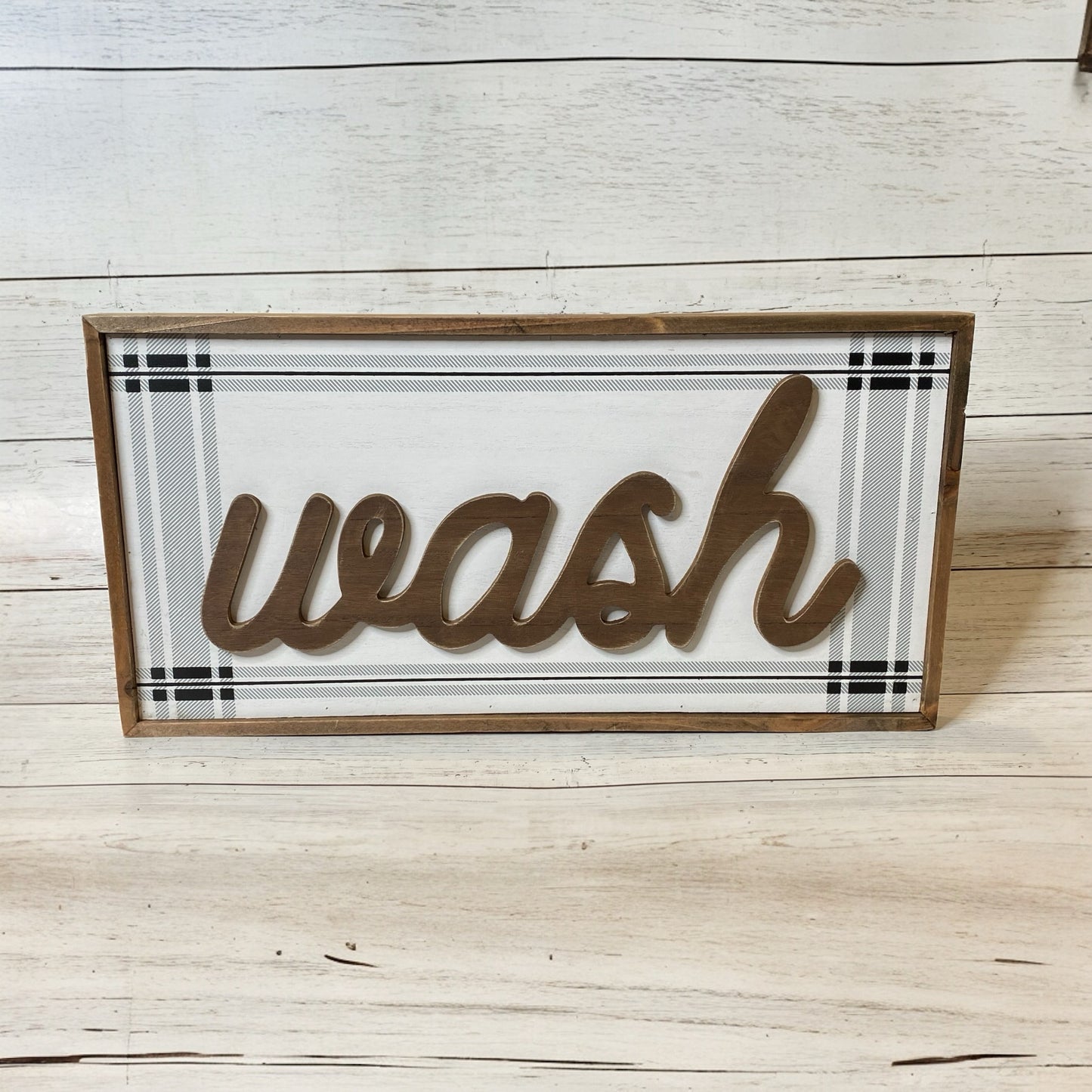 Wash Bathroom Sign