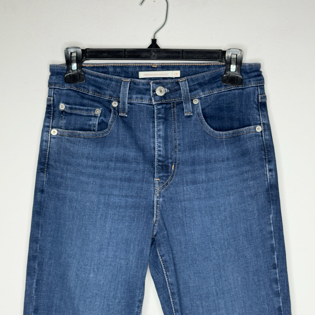 Levi's 725 High Rise Bootcut Jeans - Size 28
